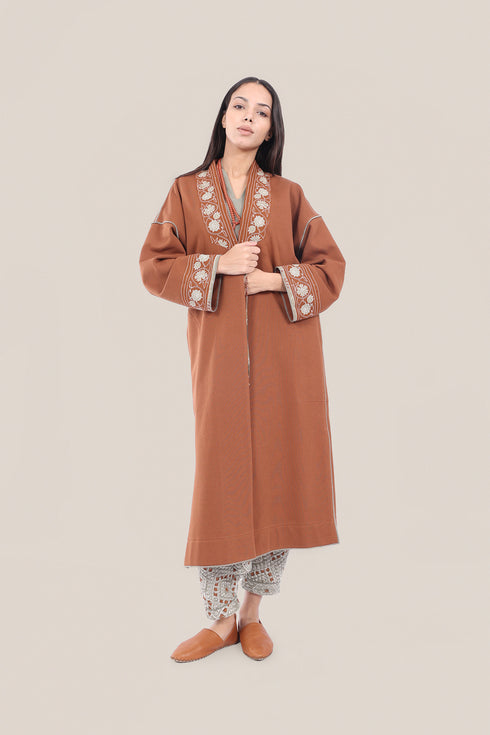 Reversible cotton milton printed coat